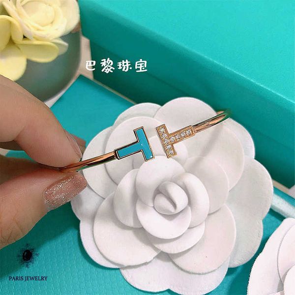 high version tiffay no drill with natural stone classic double t bracelet fashion trendy bracelet, Black
high version tiffay no drill with natural stone classic double t bracelet fashion trendy bracelet, Black