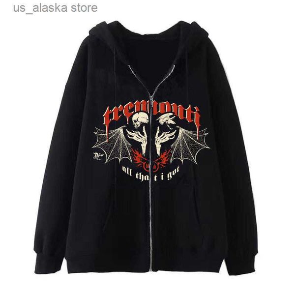 men's hoodies sweatshirts harajuku dark wind hip hop goth y2y skull zipper hoodie men women fashion punk fallow loose coat hoodie overs, Black
men's hoodies sweatshirts harajuku dark wind hip hop goth y2y skull zipper hoodie men women fashion punk fallow loose coat hoodie overs, Black