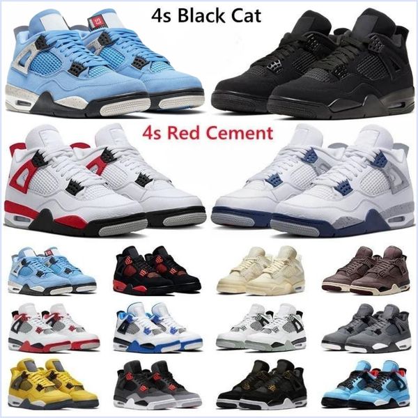 designer sneakers men women 4s black cat red cement military black thunder midnight navy university mens trainers sports basketball outdoor
designer sneakers men women 4s black cat red cement military black thunder midnight navy university mens trainers sports basketball outdoor
