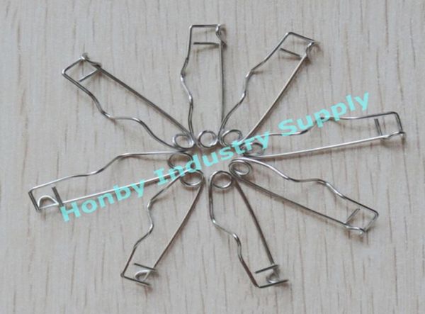 pack of 1000 pcs 19 mm steel fancy crimp shaped badge clip safety pin 9524483, Silver
pack of 1000 pcs 19 mm steel fancy crimp shaped badge clip safety pin 9524483, Silver
