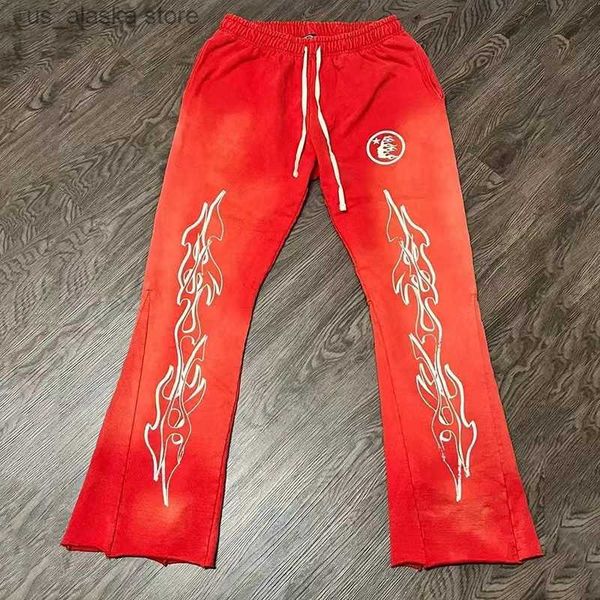 men's pants american vintage red hellstar sweatpants 2023 new wool loop men women couple loose bell bottoms casual sweatpants t230801, Black
men's pants american vintage red hellstar sweatpants 2023 new wool loop men women couple loose bell bottoms casual sweatpants t230801, Black