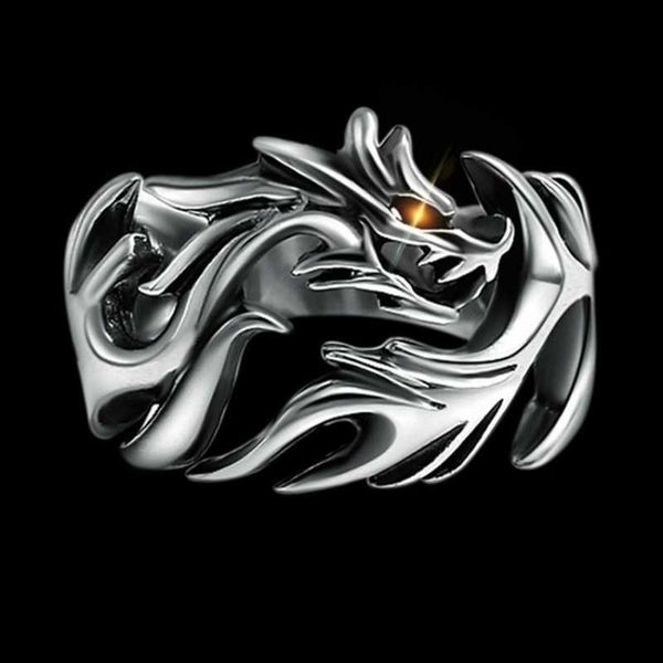 fashion stainless steel dragon ring adjustable open hip hop for men vintage jewelry accessories anniversary gift wholesale, Silver
fashion stainless steel dragon ring adjustable open hip hop for men vintage jewelry accessories anniversary gift wholesale, Silver