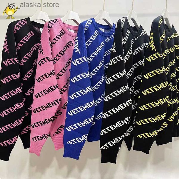 men's sweaters o-neck vetements sweater men woman fashion oversized vtm bullet screen full of letters keep warm autumn winter clothing, White;black
men's sweaters o-neck vetements sweater men woman fashion oversized vtm bullet screen full of letters keep warm autumn winter clothing, White;black