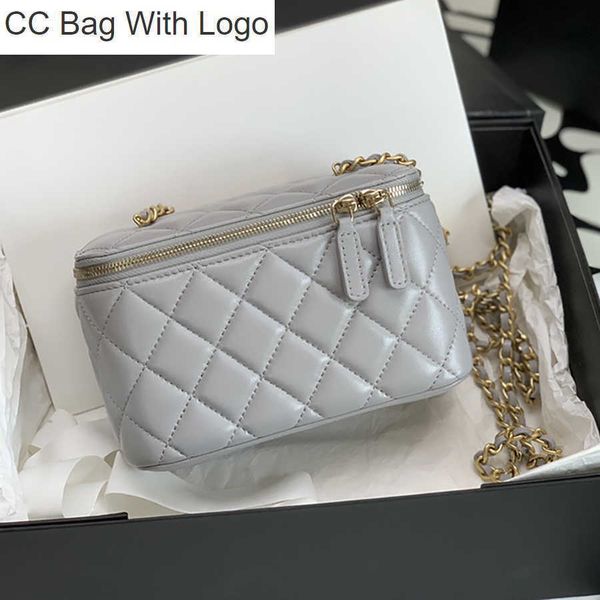 cc bag 10a original quality mini cosmetic bag genuine leather designer bags 22b 17cm golden bead box bag with box c140, Black
cc bag 10a original quality mini cosmetic bag genuine leather designer bags 22b 17cm golden bead box bag with box c140, Black