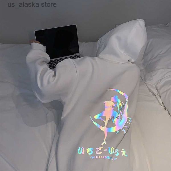 men's hoodies sweatshirts long sleeves pullover hoodies women sailor moon sweartshirt reflective fashion cartoon loose female clothing, Black
men's hoodies sweatshirts long sleeves pullover hoodies women sailor moon sweartshirt reflective fashion cartoon loose female clothing, Black