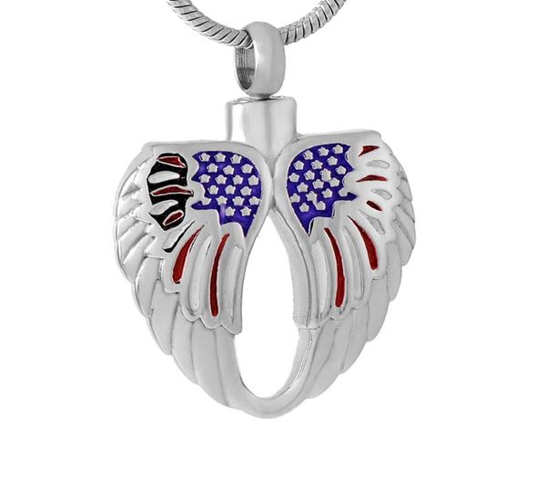 ijd9550 angel wing feather heart with american flag cremation pendant jewelrt for human ashes urn holder keepsake jewellery5057594, Silver
ijd9550 angel wing feather heart with american flag cremation pendant jewelrt for human ashes urn holder keepsake jewellery5057594, Silver