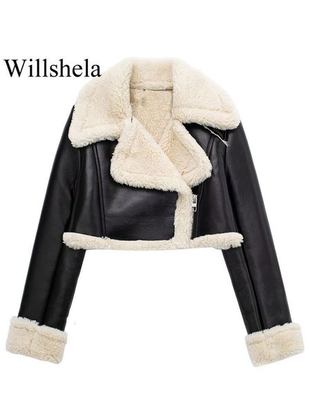 women s jackets willshela women fashion solid front zipper vintage lapel neck long sleeves female chic lady outfits 230801, Black;brown
women s jackets willshela women fashion solid front zipper vintage lapel neck long sleeves female chic lady outfits 230801, Black;brown