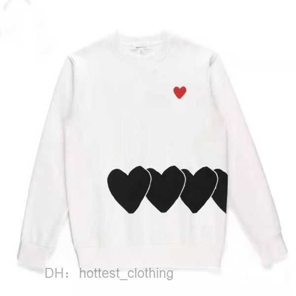men's 22s designer play commes des garcons letter embroidery long sleeve pullover red heart loose clothing commes 4 pbd4, Black
men's 22s designer play commes des garcons letter embroidery long sleeve pullover red heart loose clothing commes 4 pbd4, Black