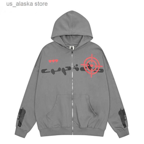 men's hoodies sweatshirts y2k zipper hoodie gun graphic print letter oversized hooded sweatshirt men women new harajuku hip hop jacket, Black
men's hoodies sweatshirts y2k zipper hoodie gun graphic print letter oversized hooded sweatshirt men women new harajuku hip hop jacket, Black