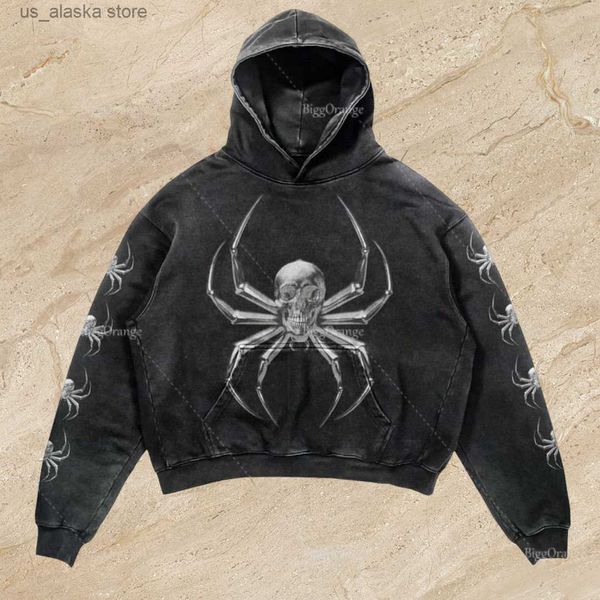 men's hoodies sweatshirts spider print oversized hoodie men punk sport loose coat harajuku gothic zip streetwear long sleeve korean fas, Black
men's hoodies sweatshirts spider print oversized hoodie men punk sport loose coat harajuku gothic zip streetwear long sleeve korean fas, Black