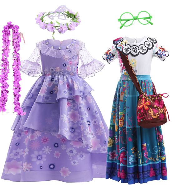 cosplay encanto mirabel cosplay costumes fancy princess dresses children birthday carnival kids party clothes isabela dress wig 230731, Blue
cosplay encanto mirabel cosplay costumes fancy princess dresses children birthday carnival kids party clothes isabela dress wig 230731, Blue