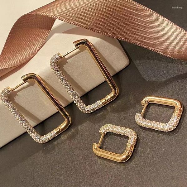 hoop earrings bilincolor fashion golden cz rectangle earring for women, Golden;silver
hoop earrings bilincolor fashion golden cz rectangle earring for women, Golden;silver