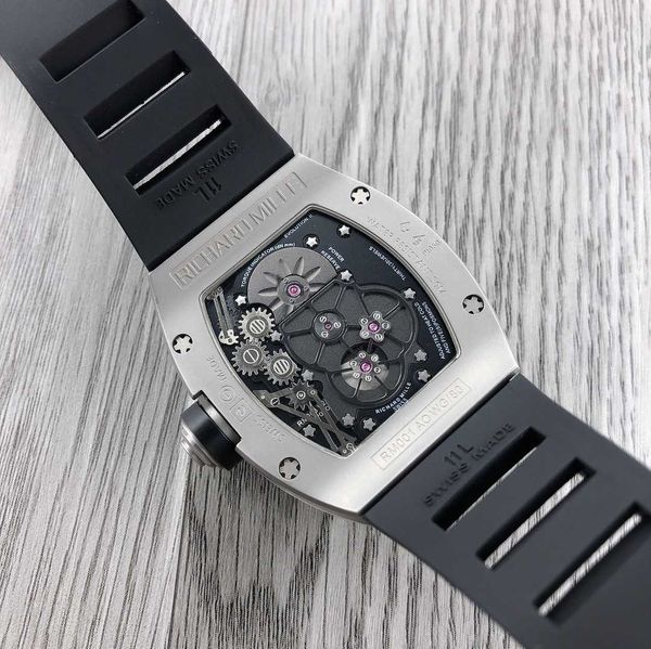 rm001 real tourbillon watch fantasic superb men wrist watches r56m high-end quality mechanical uhr all ti case montre richar luxe reloj homb, Slivery;brown
rm001 real tourbillon watch fantasic superb men wrist watches r56m high-end quality mechanical uhr all ti case montre richar luxe reloj homb, Slivery;brown