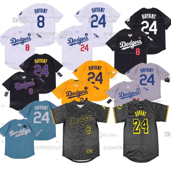 8 24 bryant kb black mamba dodgers baseball jersey stiiched name stiiched number white black purple, Blue;black
8 24 bryant kb black mamba dodgers baseball jersey stiiched name stiiched number white black purple, Blue;black