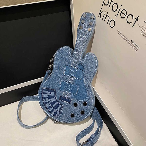 unique niche design crossbody guitar shape denim bag women vintage shoulder small bag 0802
unique niche design crossbody guitar shape denim bag women vintage shoulder small bag 0802