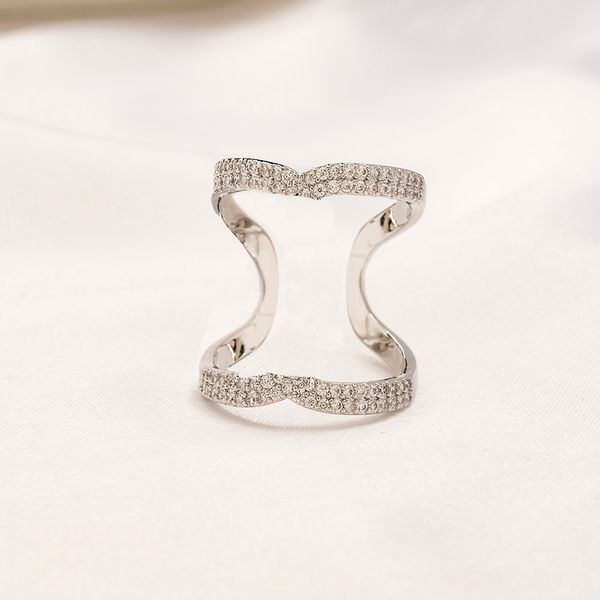 brand letter designer band rings gold plated silver plated copper ring inlaid crystal lovers wedding jewelry accessories
brand letter designer band rings gold plated silver plated copper ring inlaid crystal lovers wedding jewelry accessories