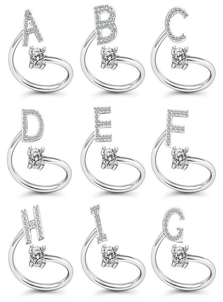 gold color initials az letter alphabet adjustable opening rhinestone finger rings for women party wedding gift jewelry9876759, Silver
gold color initials az letter alphabet adjustable opening rhinestone finger rings for women party wedding gift jewelry9876759, Silver
