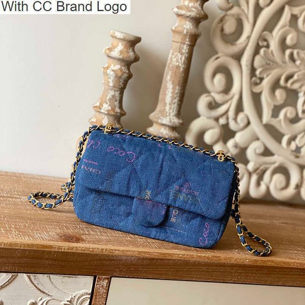 cc cross body original quality doodle denim small flap bag 23cm luxury designer chain cross body bags with box c221, Black
cc cross body original quality doodle denim small flap bag 23cm luxury designer chain cross body bags with box c221, Black