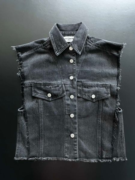 comosi23cily denim vest brand jackets women outerwear vest luxury designer camisole brand designer courreges spicy girls tank camisole short, Black;brown
comosi23cily denim vest brand jackets women outerwear vest luxury designer camisole brand designer courreges spicy girls tank camisole short, Black;brown