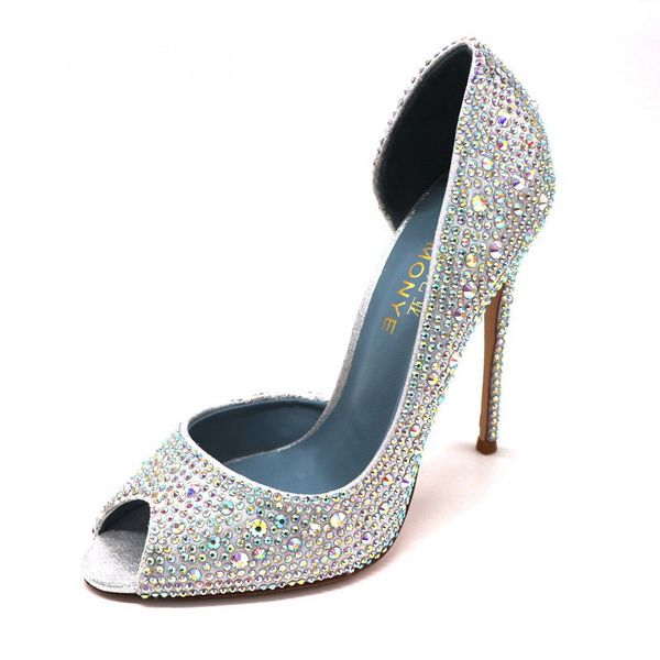 luxurious red sole shoes fashion silver crytsal peep toe inside open women lady spring red bototms heel bride wedding shoes pumps size 33 42, Black
luxurious red sole shoes fashion silver crytsal peep toe inside open women lady spring red bototms heel bride wedding shoes pumps size 33 42, Black