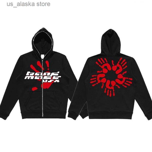 men's hoodies sweatshirts street trend clothing retro print zip hoodie men y2k loose casual harajuku korean version super oversized jac, Black
men's hoodies sweatshirts street trend clothing retro print zip hoodie men y2k loose casual harajuku korean version super oversized jac, Black