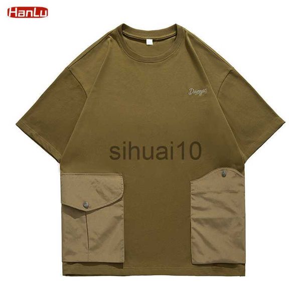 men's t-shirts 300g summer mens oversized -pockets t shirt embroidery cargo short sleeve tees streetwear fashion loose blue t-shirts j, White;black
men's t-shirts 300g summer mens oversized -pockets t shirt embroidery cargo short sleeve tees streetwear fashion loose blue t-shirts j, White;black