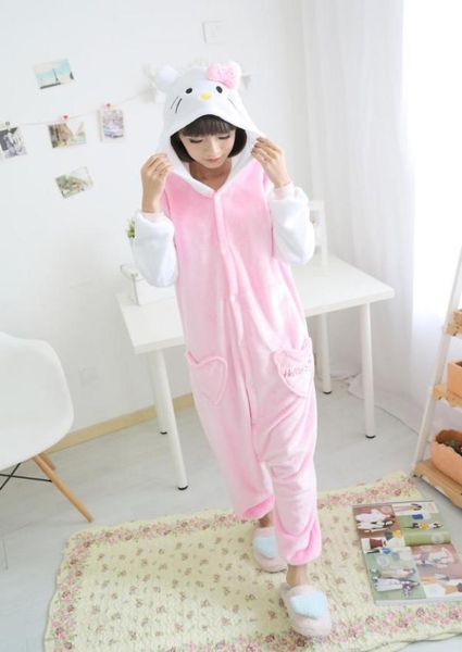 kigurumi pajamas anime cosplay costume kitty cat sleepwear8536787, Black