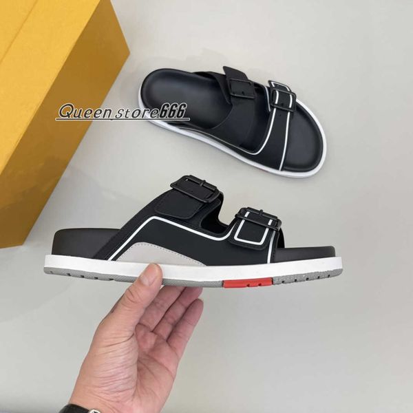 luxury designer men slippers trainer mule summer outdoor fashion mens buckles metallic leather slipper sandal slides beach sandals, Black
luxury designer men slippers trainer mule summer outdoor fashion mens buckles metallic leather slipper sandal slides beach sandals, Black