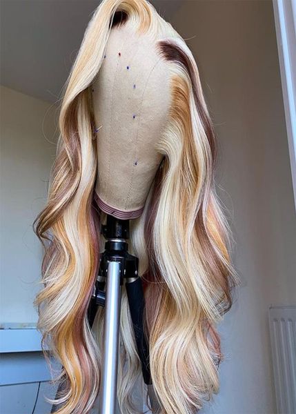 30 inch brazilian human hair highlight wig 180 13x4 body wave lace frontal wig for women synthetic9626004, Black
30 inch brazilian human hair highlight wig 180 13x4 body wave lace frontal wig for women synthetic9626004, Black