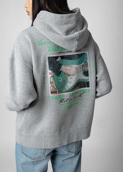 zadig voltaire designer pure cotton sweatshirt guitar white ink digital printing diamond fleece women hooded sweater classic fashion oversi, Black
zadig voltaire designer pure cotton sweatshirt guitar white ink digital printing diamond fleece women hooded sweater classic fashion oversi, Black