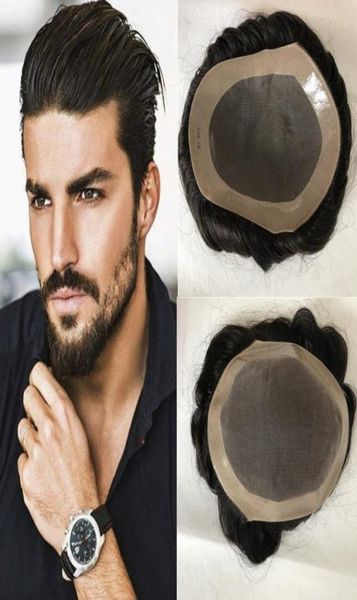 100 human hair mens toupee mono lace with npu around toupees for men replacement system natural hairline style wave hairpiec8150758, Black
100 human hair mens toupee mono lace with npu around toupees for men replacement system natural hairline style wave hairpiec8150758, Black