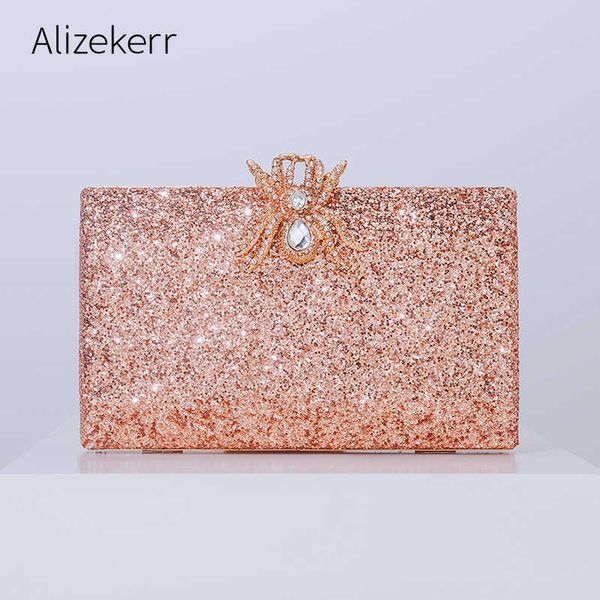 evening bags women sequins clutch chic and elegant sparkling crystal pearl chain spider box purses hbags wedding party 230427
evening bags women sequins clutch chic and elegant sparkling crystal pearl chain spider box purses hbags wedding party 230427