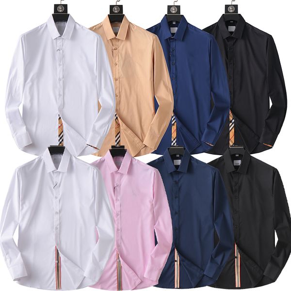 designer luxury men's dress shirts solid long sleeve stretch wrinkle-formal shirt business casual button down collar shirts for mens mu, White;black
designer luxury men's dress shirts solid long sleeve stretch wrinkle-formal shirt business casual button down collar shirts for mens mu, White;black