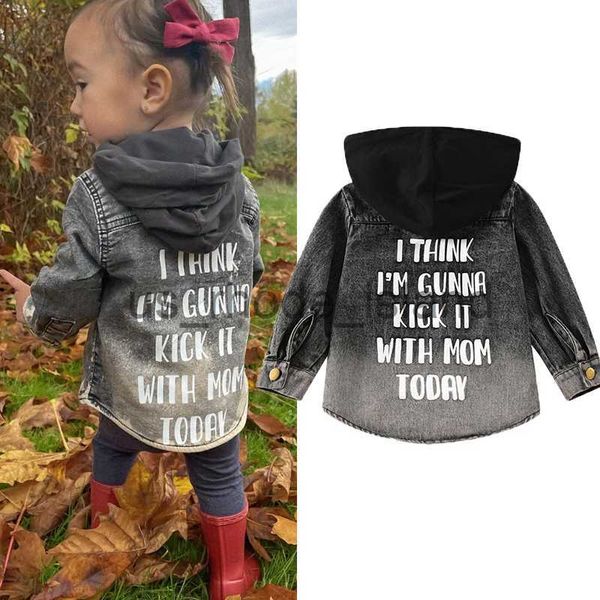 jackets toddler kids girl casual single breasted jacket black grey letters print hooded shirt pockets 0-7years x0730, Blue;gray
jackets toddler kids girl casual single breasted jacket black grey letters print hooded shirt pockets 0-7years x0730, Blue;gray