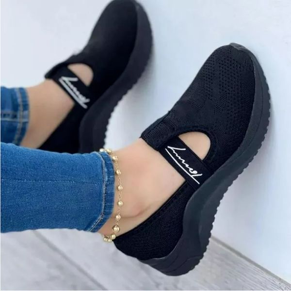 dress shoes sport mary janes flats women knit mesh sneakers breathle summer shoes ladies casual flat shoes comfortle loafers 230801, Black
dress shoes sport mary janes flats women knit mesh sneakers breathle summer shoes ladies casual flat shoes comfortle loafers 230801, Black
