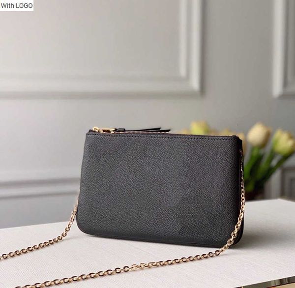 2023 new 9a l bag level replication designer chain bag 20cm double zip pochette genuine leather shoulder handbags m68568 wl121, Black
2023 new 9a l bag level replication designer chain bag 20cm double zip pochette genuine leather shoulder handbags m68568 wl121, Black