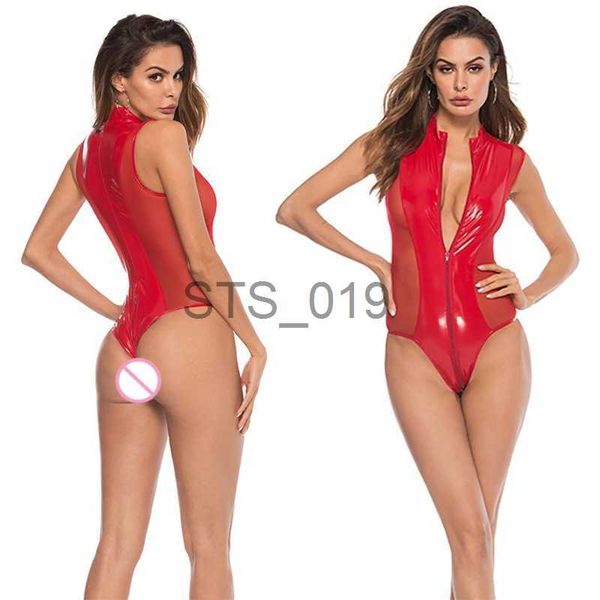 set open crotch catsuit glossy leather lingerie mesh transparent female bodysuit sexi women erotic underwear ladies leotard x0801, Red;black
set open crotch catsuit glossy leather lingerie mesh transparent female bodysuit sexi women erotic underwear ladies leotard x0801, Red;black