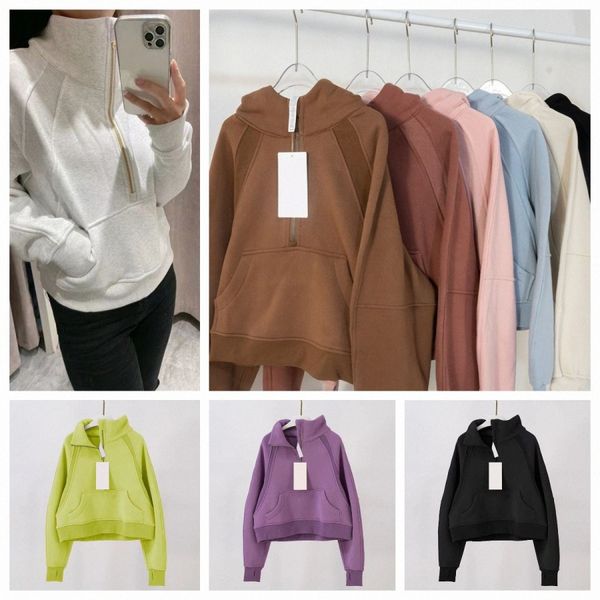scuba half zip yoga hoodie yoga sweatshirt plus velvet thickening jackets hoody sportswear terry designer lulus sweater gym jogging hoody wo, Black
scuba half zip yoga hoodie yoga sweatshirt plus velvet thickening jackets hoody sportswear terry designer lulus sweater gym jogging hoody wo, Black