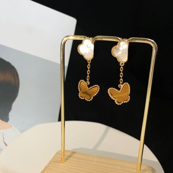 high polished girls original van brand cleef studs 316l stainless steel 18k gold and silver rose women's letter embossed earrings weddi, Golden;silver
high polished girls original van brand cleef studs 316l stainless steel 18k gold and silver rose women's letter embossed earrings weddi, Golden;silver