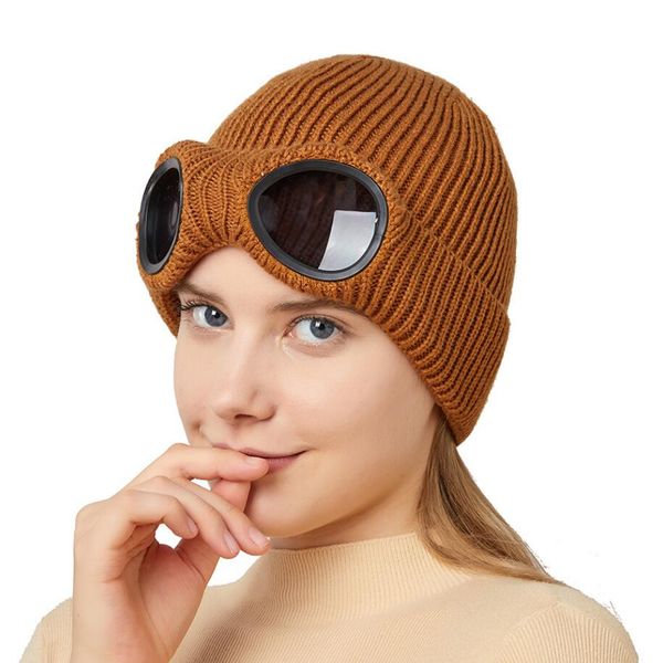 winter warm knitted hat men women beanie hat with glasses for casual solid acrylic ladies outdoors ski cap, Blue;gray
winter warm knitted hat men women beanie hat with glasses for casual solid acrylic ladies outdoors ski cap, Blue;gray