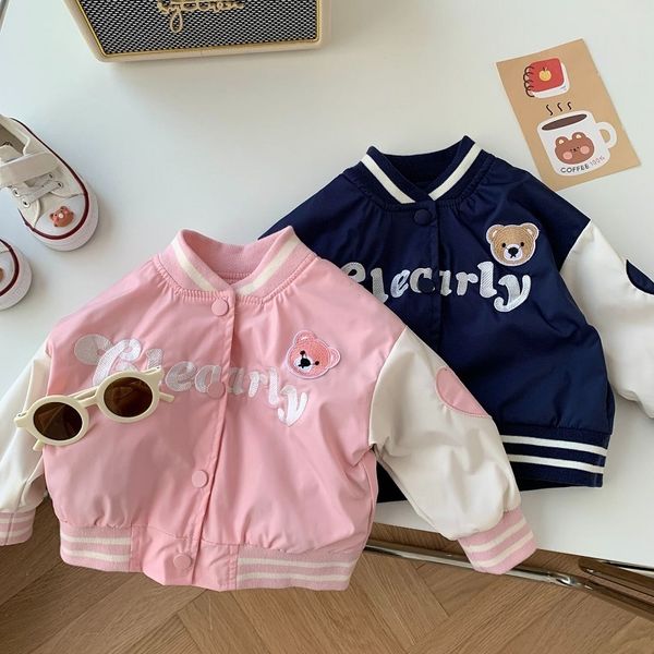 jackets children baseball jacket 0-6years toddler kids boy girl long sleeve cartoon bear pattern sportswear coat active spring clothes 23073, Blue;gray
jackets children baseball jacket 0-6years toddler kids boy girl long sleeve cartoon bear pattern sportswear coat active spring clothes 23073, Blue;gray