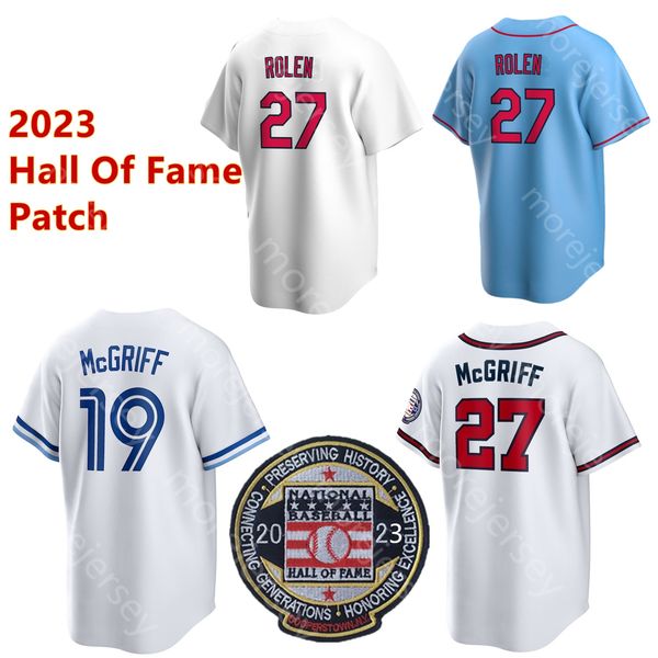 2023 baseball jersey hall of fame patch fred mcgriff scott rolen cool base white baby blue, Blue;black
2023 baseball jersey hall of fame patch fred mcgriff scott rolen cool base white baby blue, Blue;black