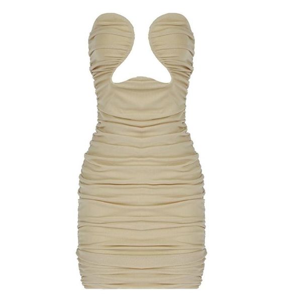 casual dresses s 2021 women summer black nude cut out strapless ruched short mini party dress whole3374599, Black;gray
casual dresses s 2021 women summer black nude cut out strapless ruched short mini party dress whole3374599, Black;gray