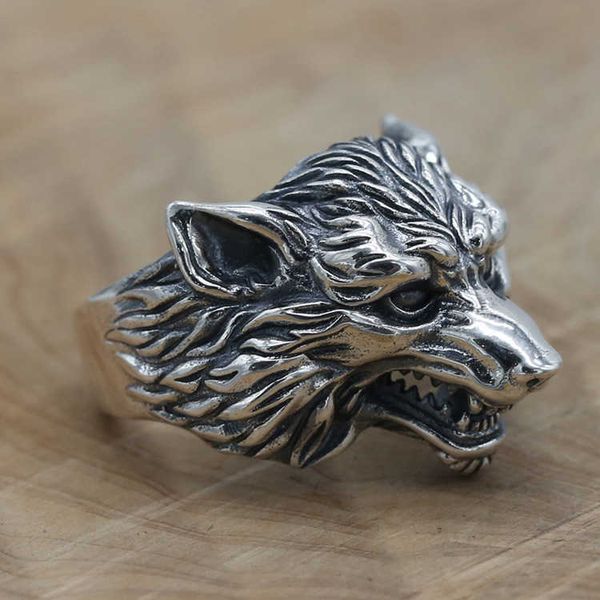 chrome heart s925 sterling silver wolf head ring aggressive personality men's thai silver ring trend exaggerated jewelry
chrome heart s925 sterling silver wolf head ring aggressive personality men's thai silver ring trend exaggerated jewelry
