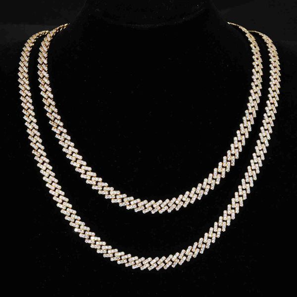 custom jewelry manufacturer 8mm 10k gold 1 row round brilliant cut lab grown cvd diamond iced out cuban link chain necklace, Silver
custom jewelry manufacturer 8mm 10k gold 1 row round brilliant cut lab grown cvd diamond iced out cuban link chain necklace, Silver