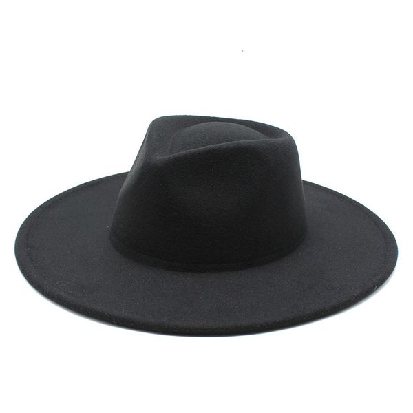 wide brim hats bucket women winter hats solid multicolor wide brim felted men formal vintage classic simple white black fedora 230801, Blue;gray
wide brim hats bucket women winter hats solid multicolor wide brim felted men formal vintage classic simple white black fedora 230801, Blue;gray