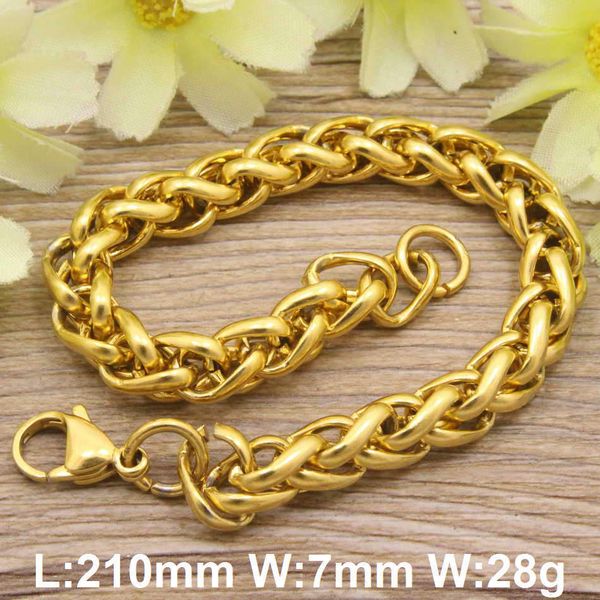 charm bracelets silver and gold color chains womens men fashion stainless steel jewelry bfhgbfaf 230801, Golden;silver
charm bracelets silver and gold color chains womens men fashion stainless steel jewelry bfhgbfaf 230801, Golden;silver