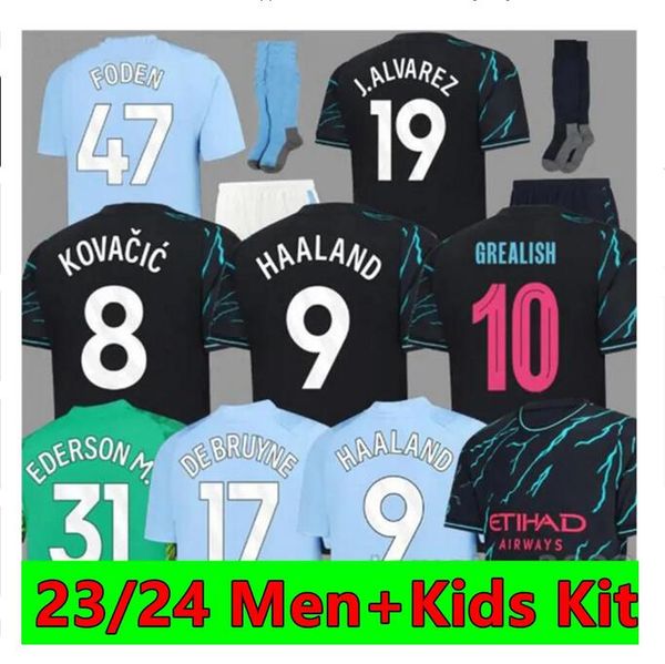 23 24 manchester soccer jerseys city rodrigo kovacic haaland joao cancelo grealish mans cities mahrez de bruyne foden 2023 2024 football shi, Black;yellow
23 24 manchester soccer jerseys city rodrigo kovacic haaland joao cancelo grealish mans cities mahrez de bruyne foden 2023 2024 football shi, Black;yellow