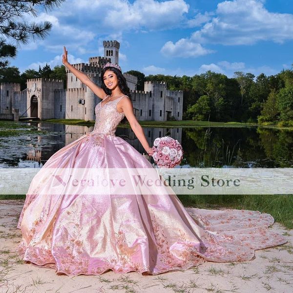 princess pink quinceanera dresses lace applique spaghetti straps sweet 16 dress lace-up sequin vestidos de 15 anos, Blue;red
princess pink quinceanera dresses lace applique spaghetti straps sweet 16 dress lace-up sequin vestidos de 15 anos, Blue;red