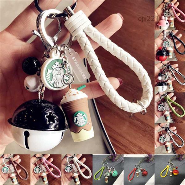 resin keychain cute cartoon couple simulated coffee cup woven rope bell car key s5b7, Silver
resin keychain cute cartoon couple simulated coffee cup woven rope bell car key s5b7, Silver